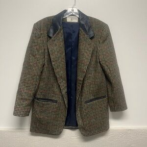 Vintage Wool Blazer Jacket
